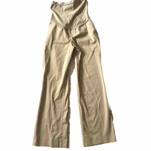 A Pea in the Pod Maternity Pants Beige Womens XS SECRET FIT BELLY Panel Bootcut